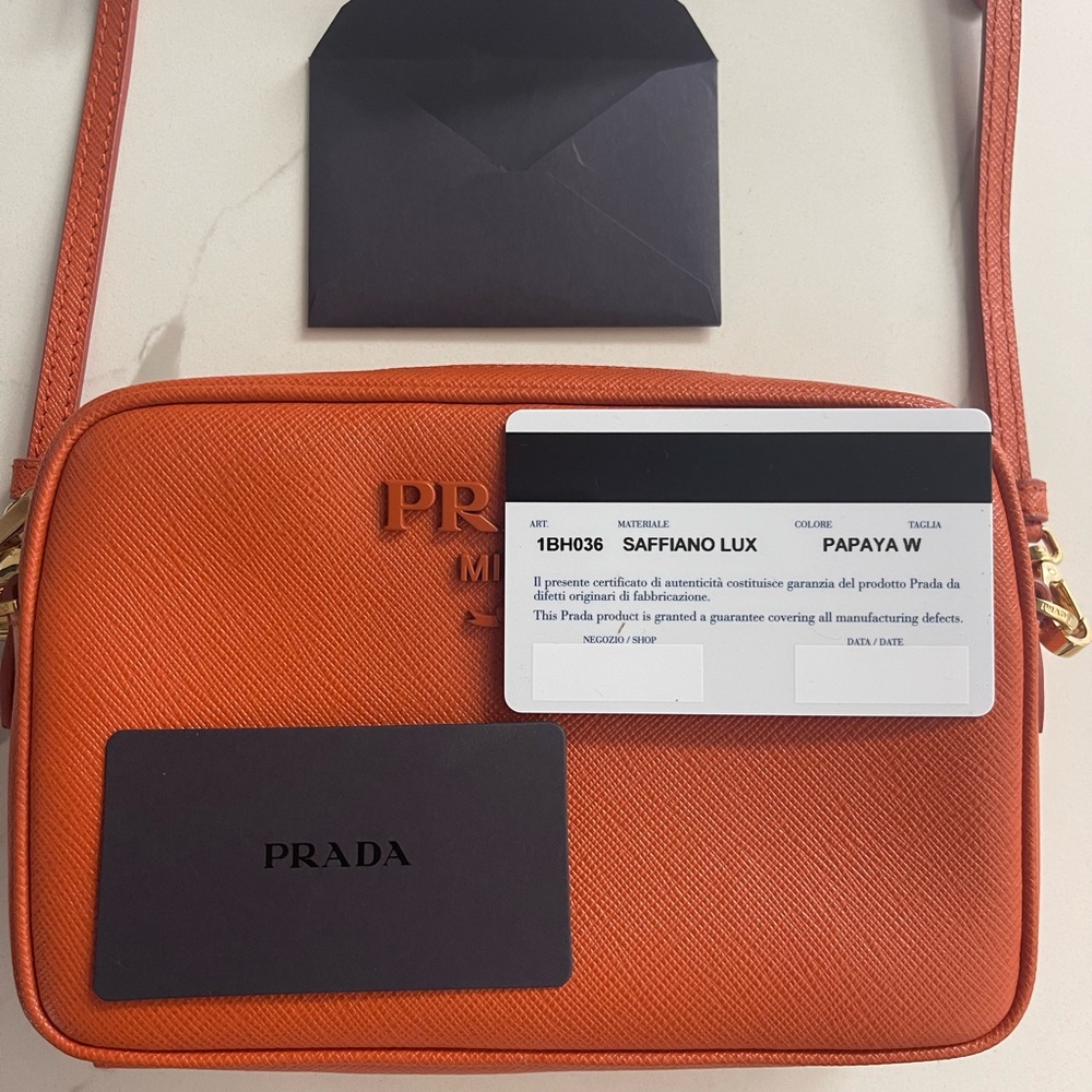Prada Orange Crossbody Bag - Picture 13 of 15